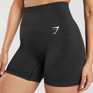 Gymshark Vital Seamless Shorts - black marl